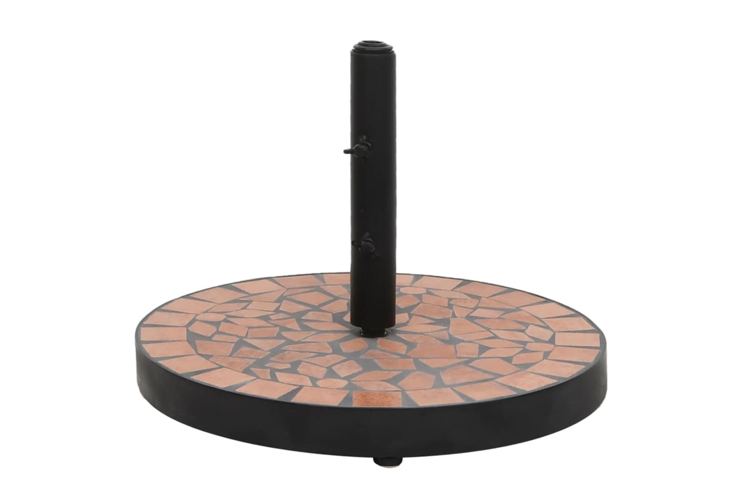Vidaxl Parasol Base Terracotta Round 12 Kg