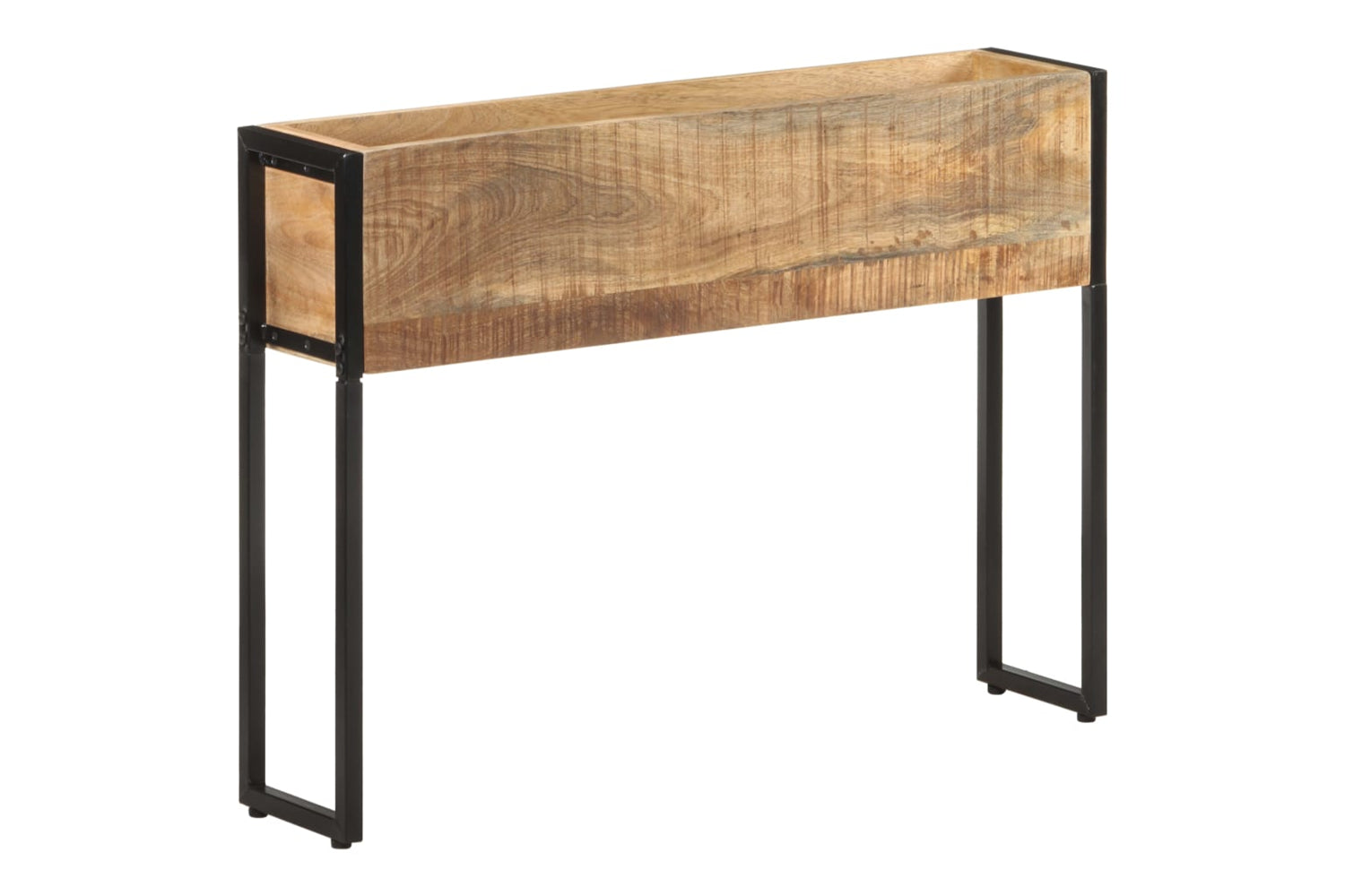 vidaXL 321938 Planter 90x20x68cm Rough Mango Wood