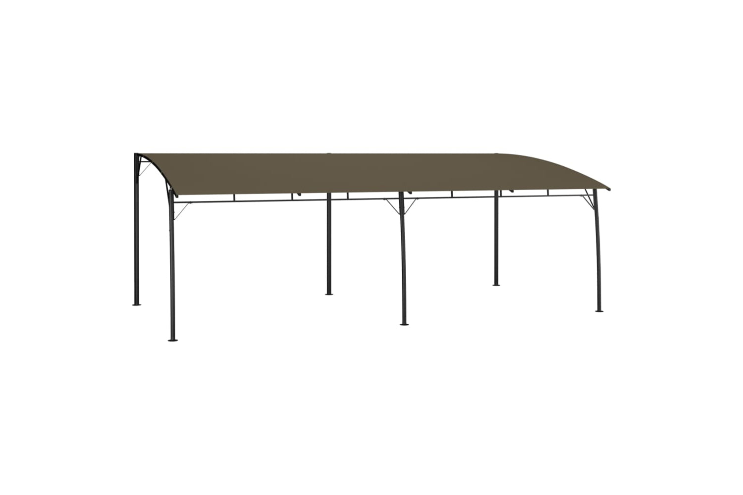 Vidaxl 312256 Garden Sunshade Awning 6x3x2.55 M Taupe