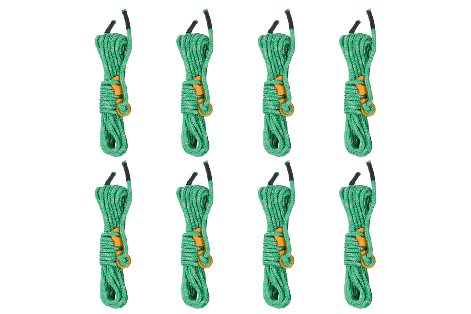 vidaXL 4008133 Tent Guy Ropes With Spanners Reflective 8 Pcs 4 M 4mm