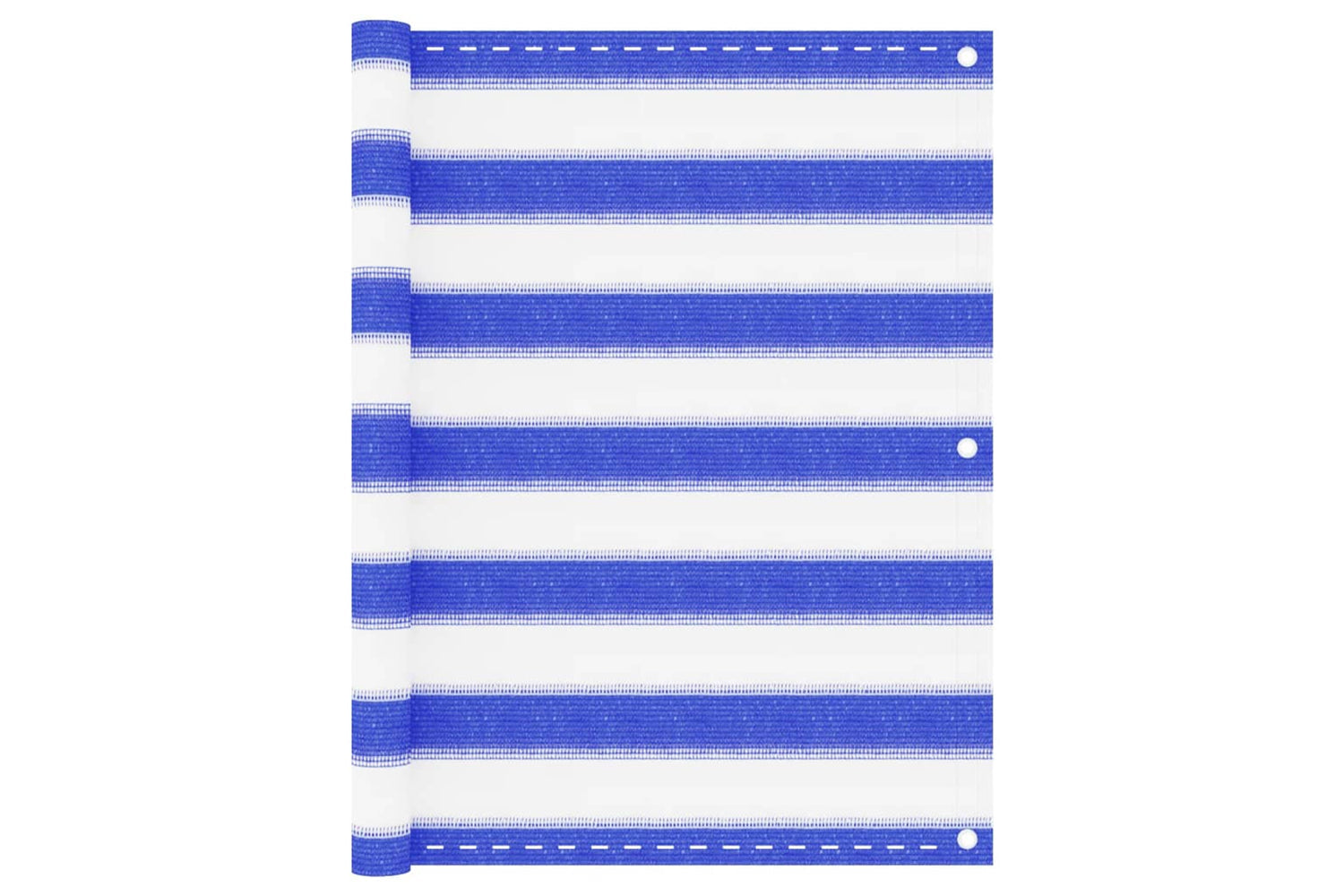 vidaXL 310886 Balcony Screen Blue And White 75x500cm Hdpe