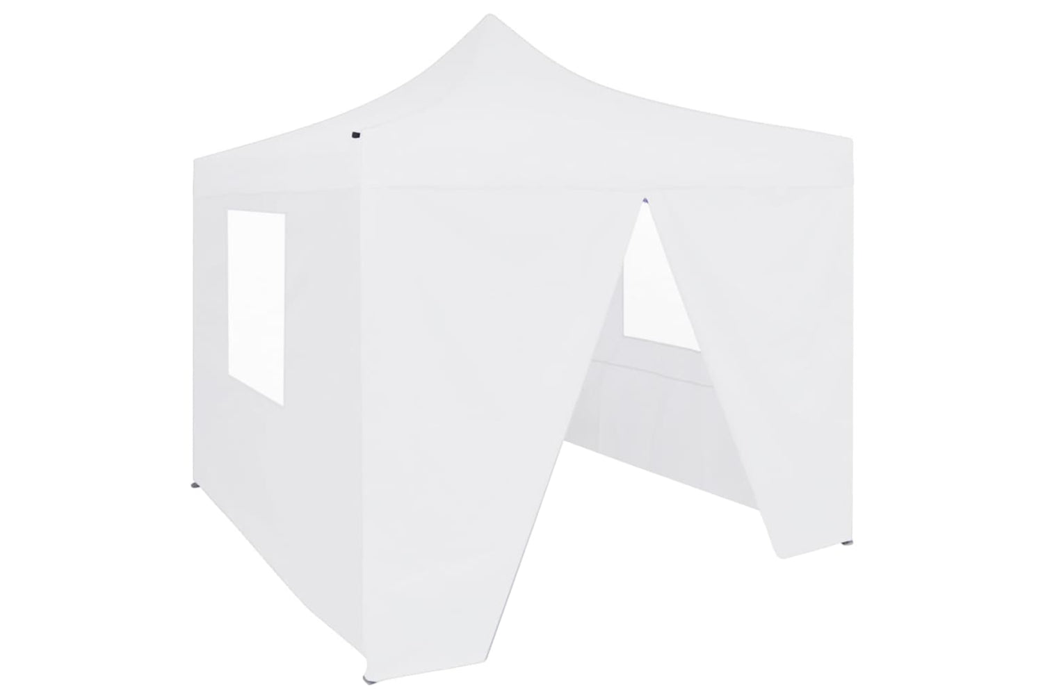 Vidaxl 48861 Professional Folding Party Tent With 4 Sidewalls 3x3 M Steel White