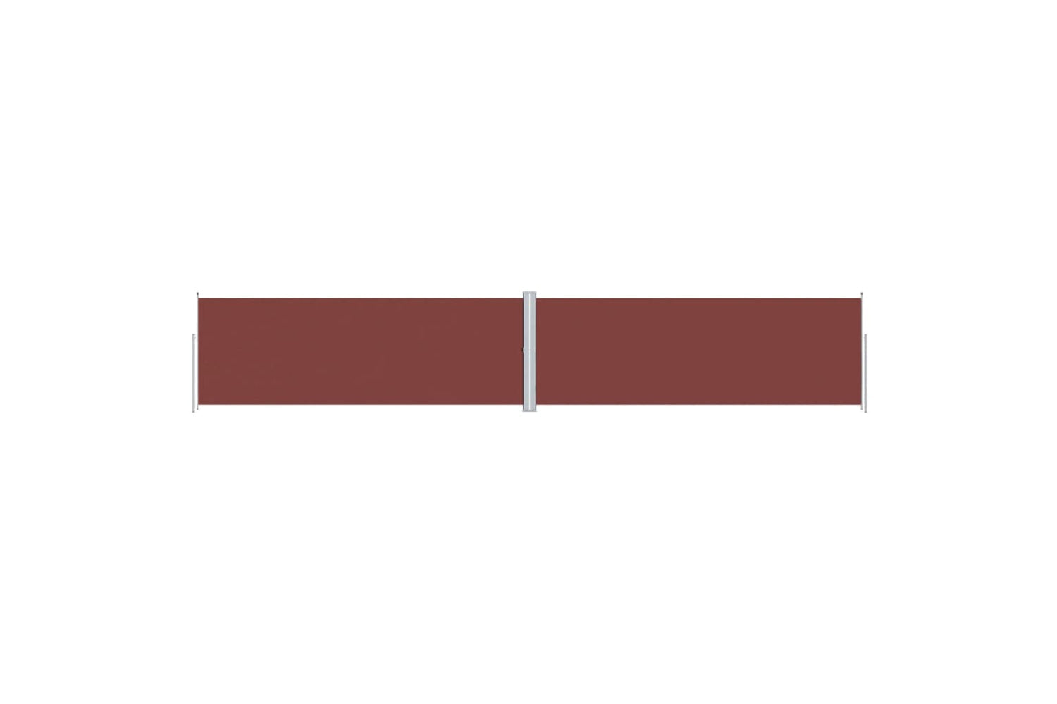 vidaXL 318039 Retractable Side Awning Brown 180x1000cm