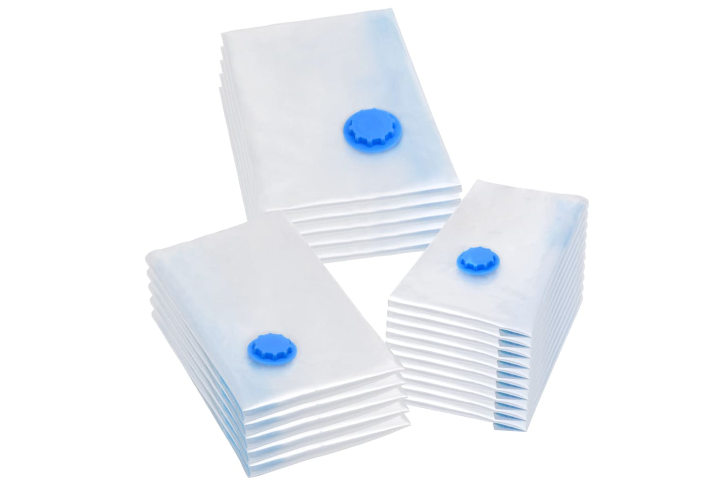 Vidaxl 51327 Vacuum Travel Storage Bags Clothing Bags 3 Sizes 20 Pcs