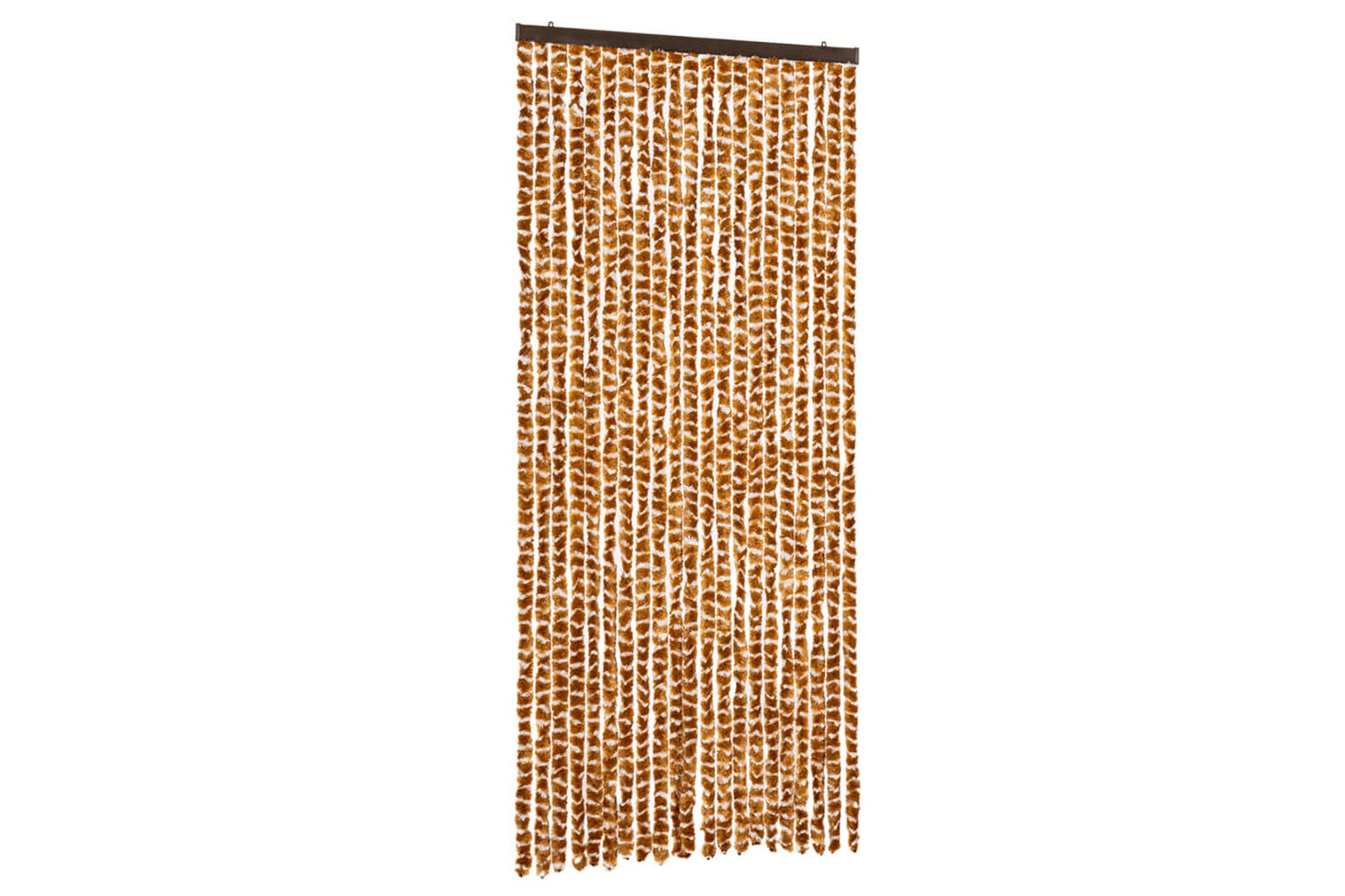 vidaXL Insect Curtain Ochre And White 90x220cm Chenille
