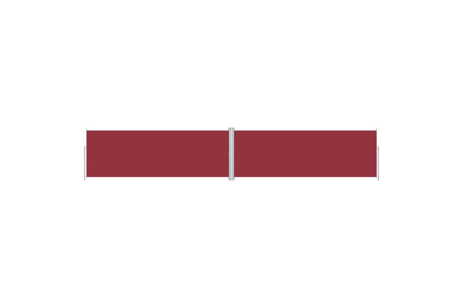 vidaXL 318041 Retractable Side Awning Red 180x1000cm