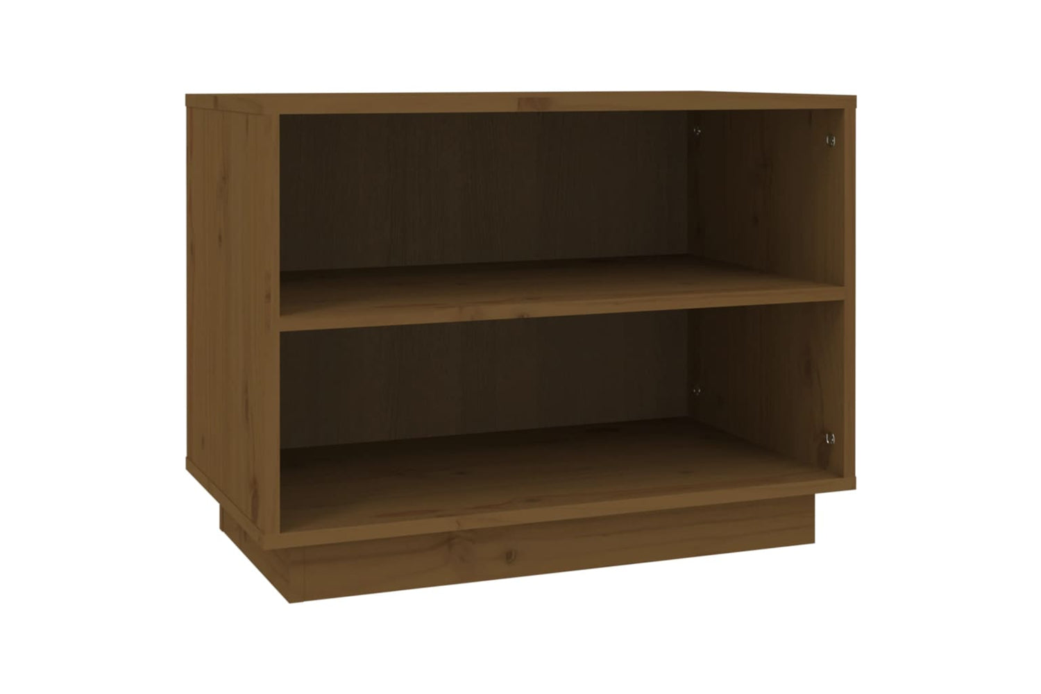 vidaXL 813548 Shoe Cabinet Honey Brown 60x34x45cm Solid Wood Pine