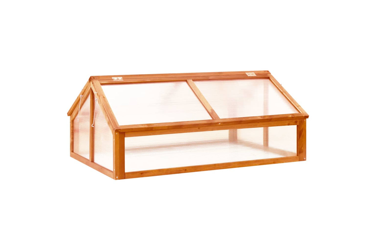 vidaXL 316415 Greenhouse Brown 114x80x50cm Firwood