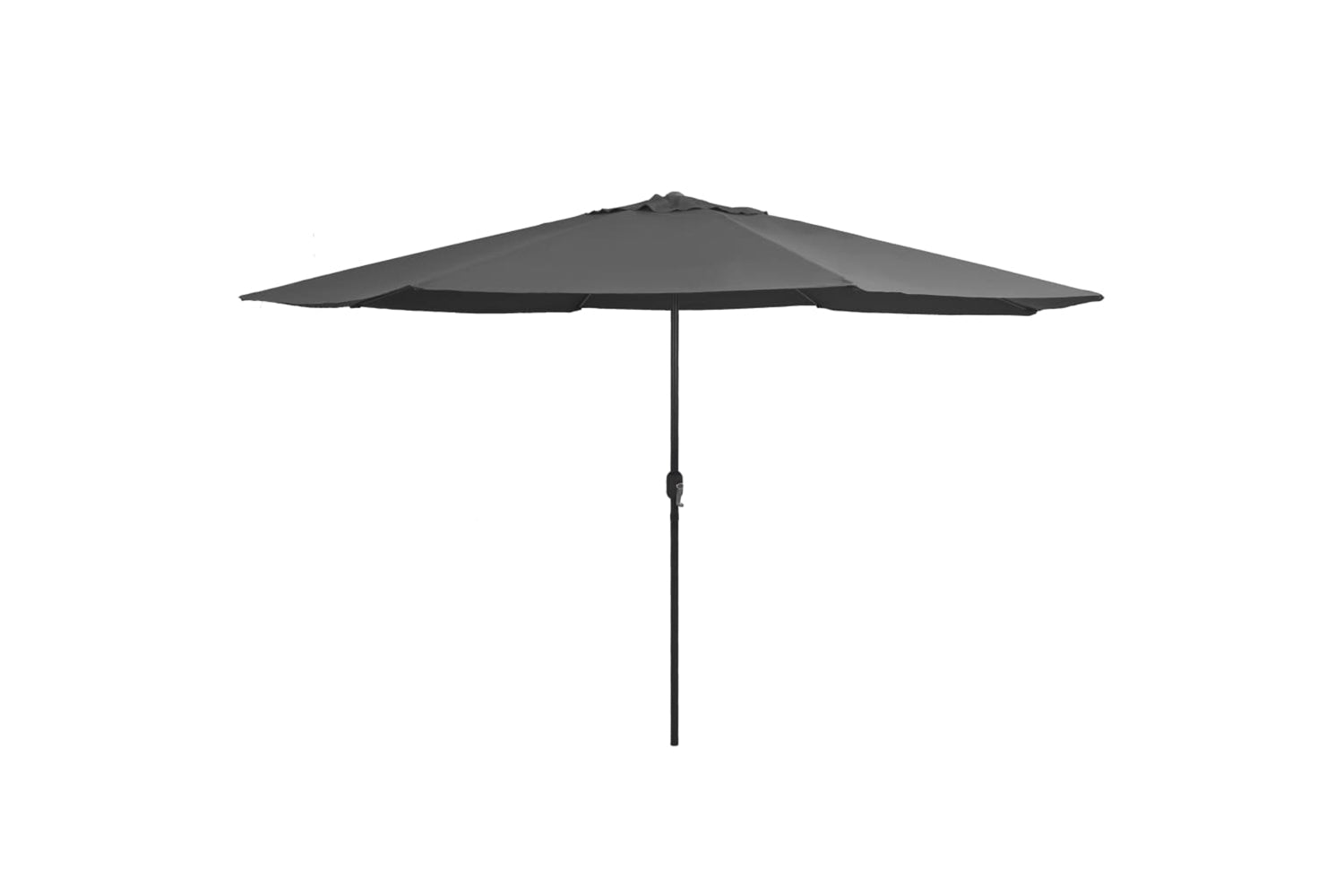 vidaXL Outdoor Parasol With Metal Pole 390cm Anthracite