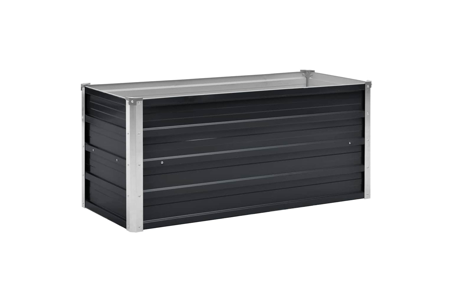 Vidaxl Garden Raised Bed Anthracite 100x40x45 Cm Galvanised Steel