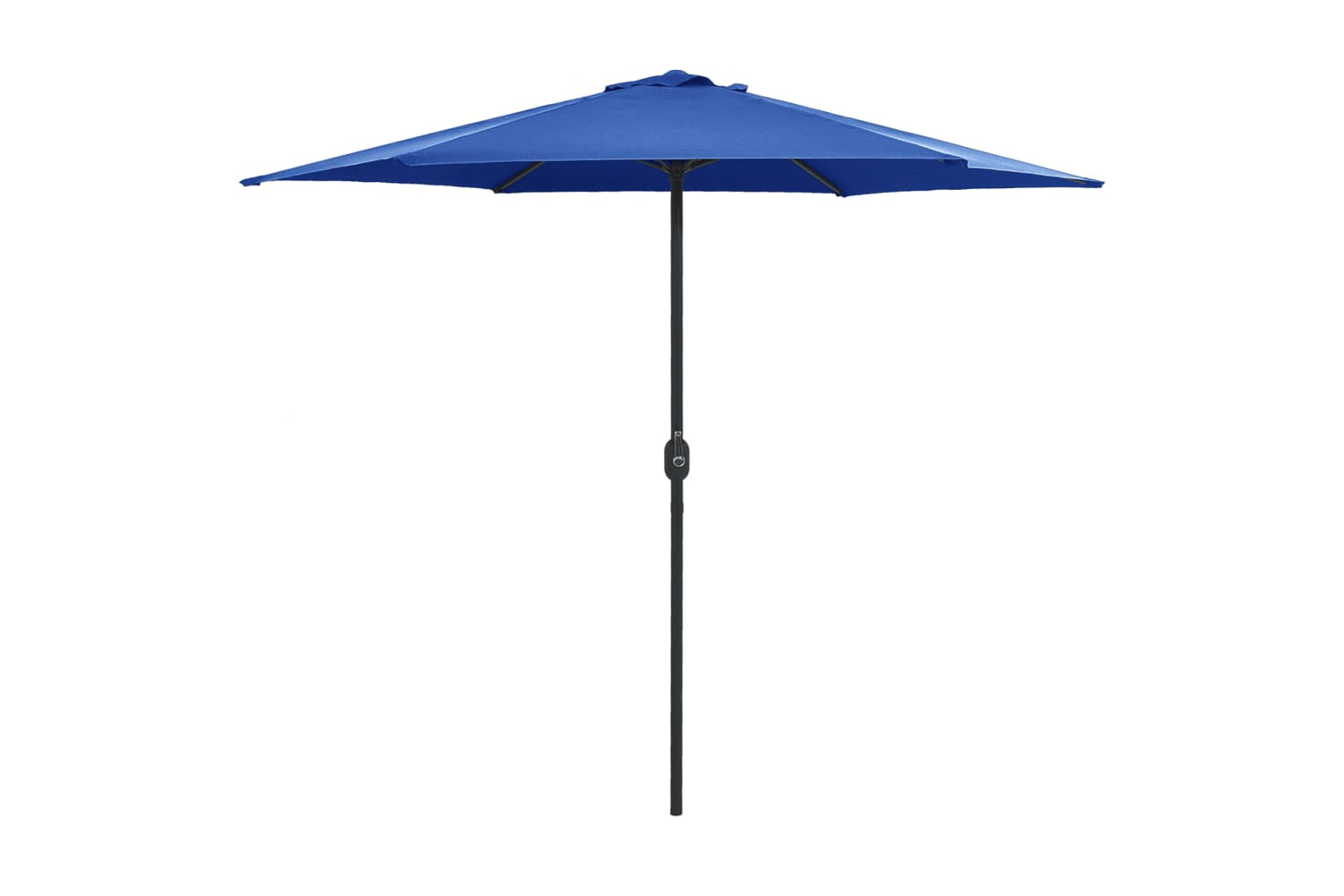 vidaXL 47351 Outdoor Parasol With Aluminium Pole 270x246cm Azure Blue
