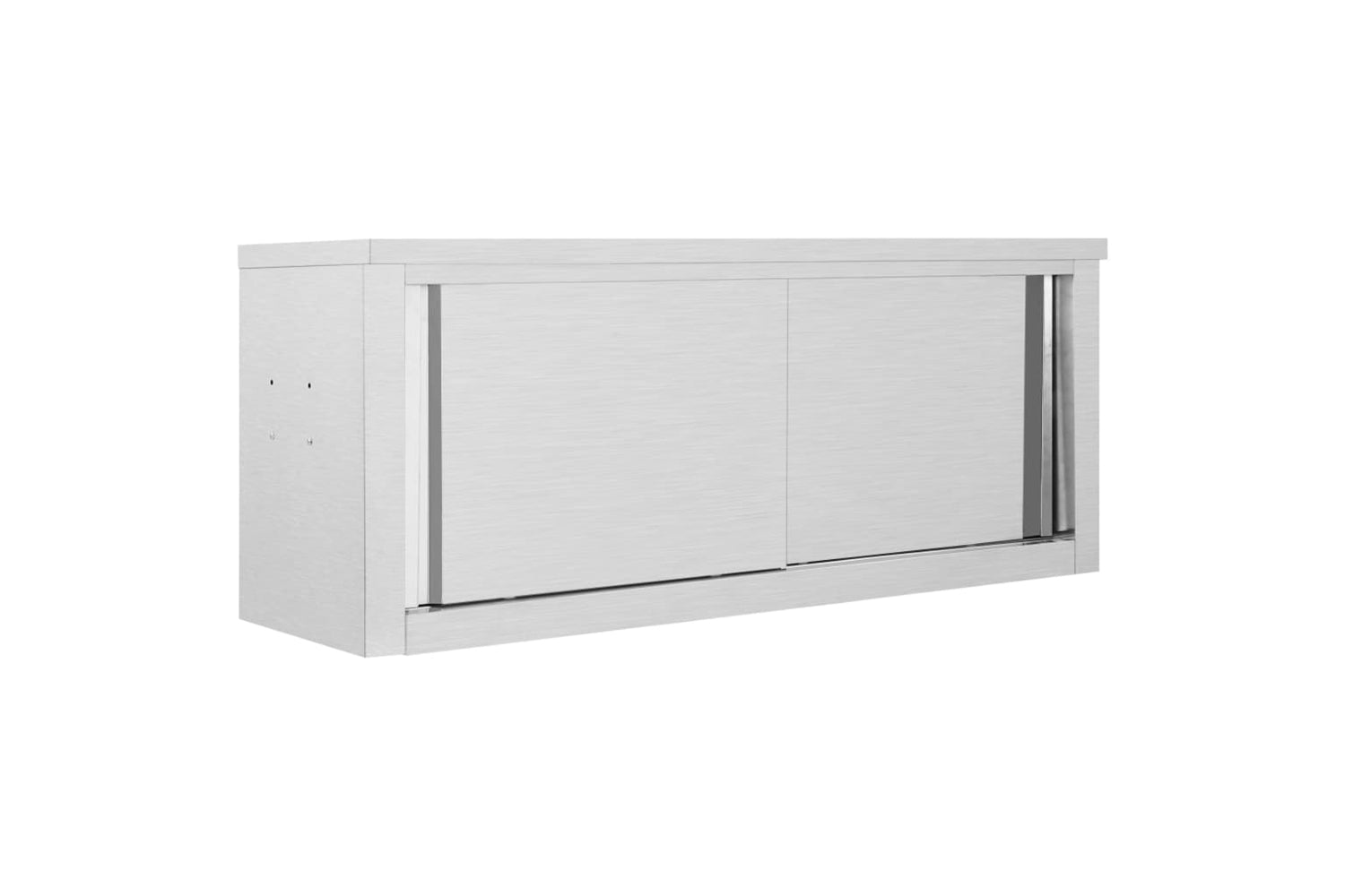 vidaXL 51053 Kitchen Wall Cabinet With Sliding Doors 120x40x50cm Stainless Steel