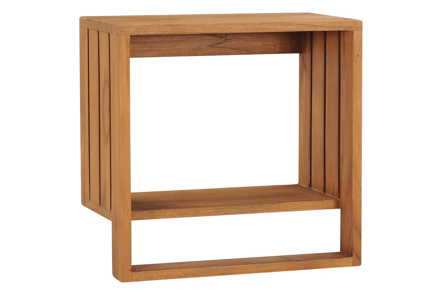 vidaXL 289073 Wall-mounted Towel Rack 35x20x35cm Solid Teak Wood