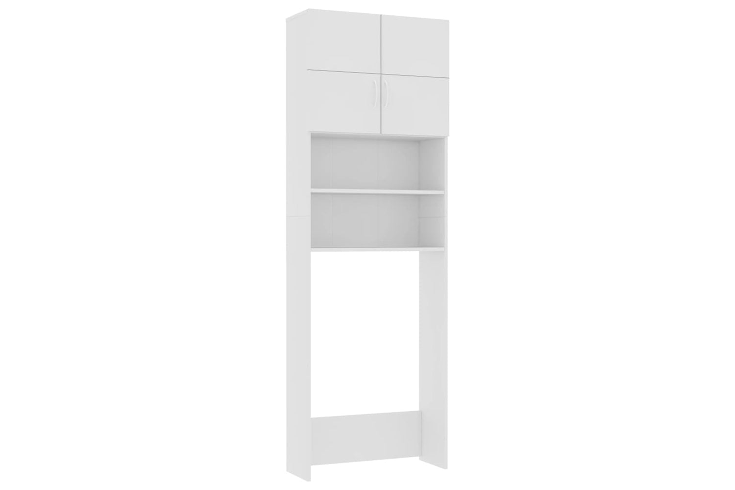 vidaXL 800027 Washing Machine Cabinet White 64x25.5x190cm Engineered Wood