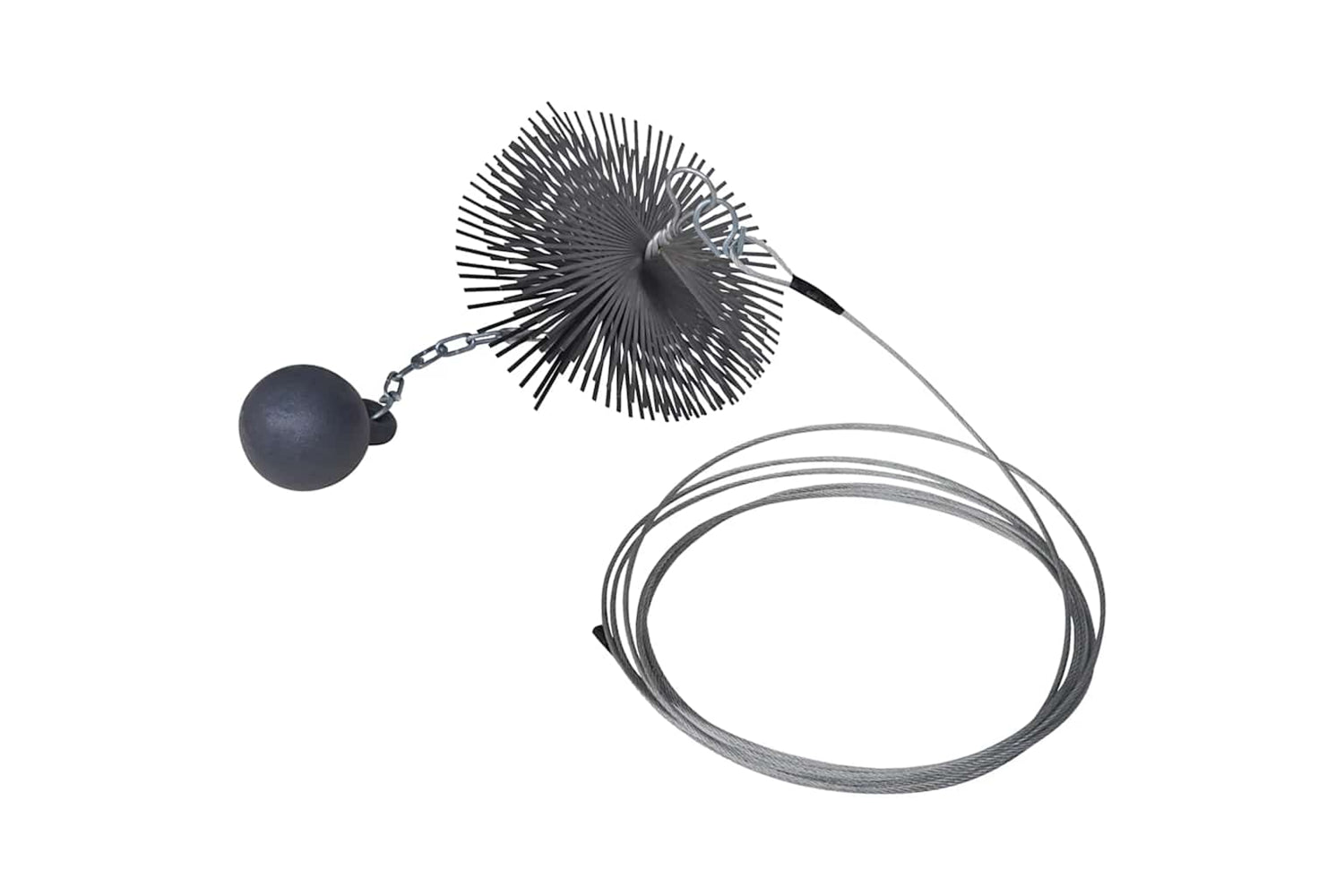 vidaXL 141272 Round Chimney Cleaning Brush Dia. 20cm