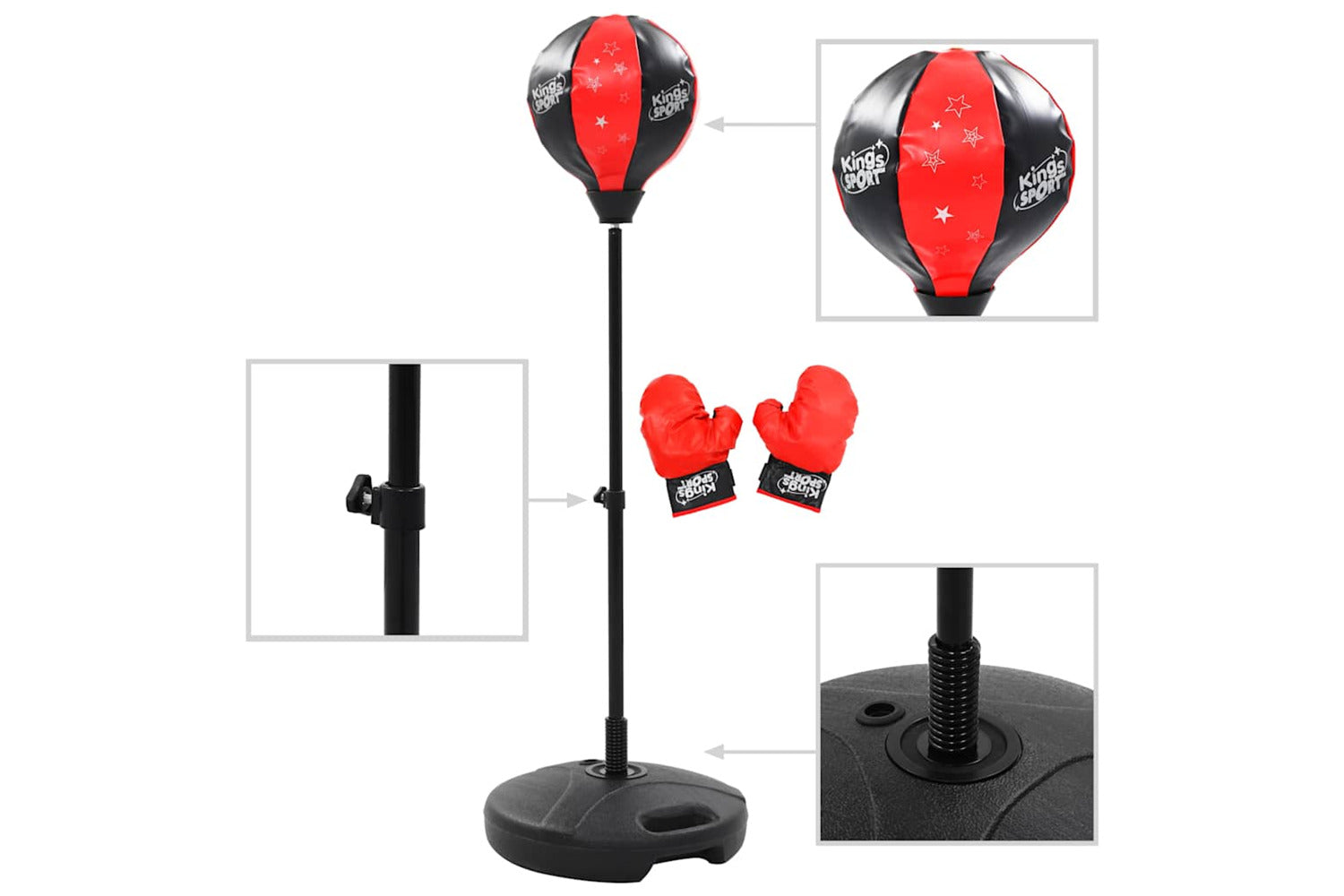 Vidaxl Kids' Punching Ball Set 87-120 Cm-2
