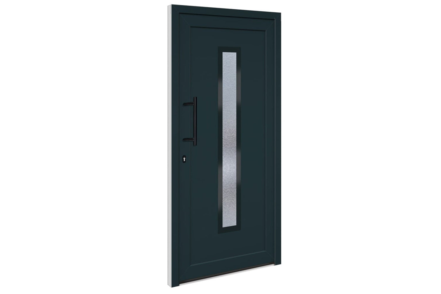 vidaXL 3157085 Front Door Anthracite 98x200cm Pvc-2