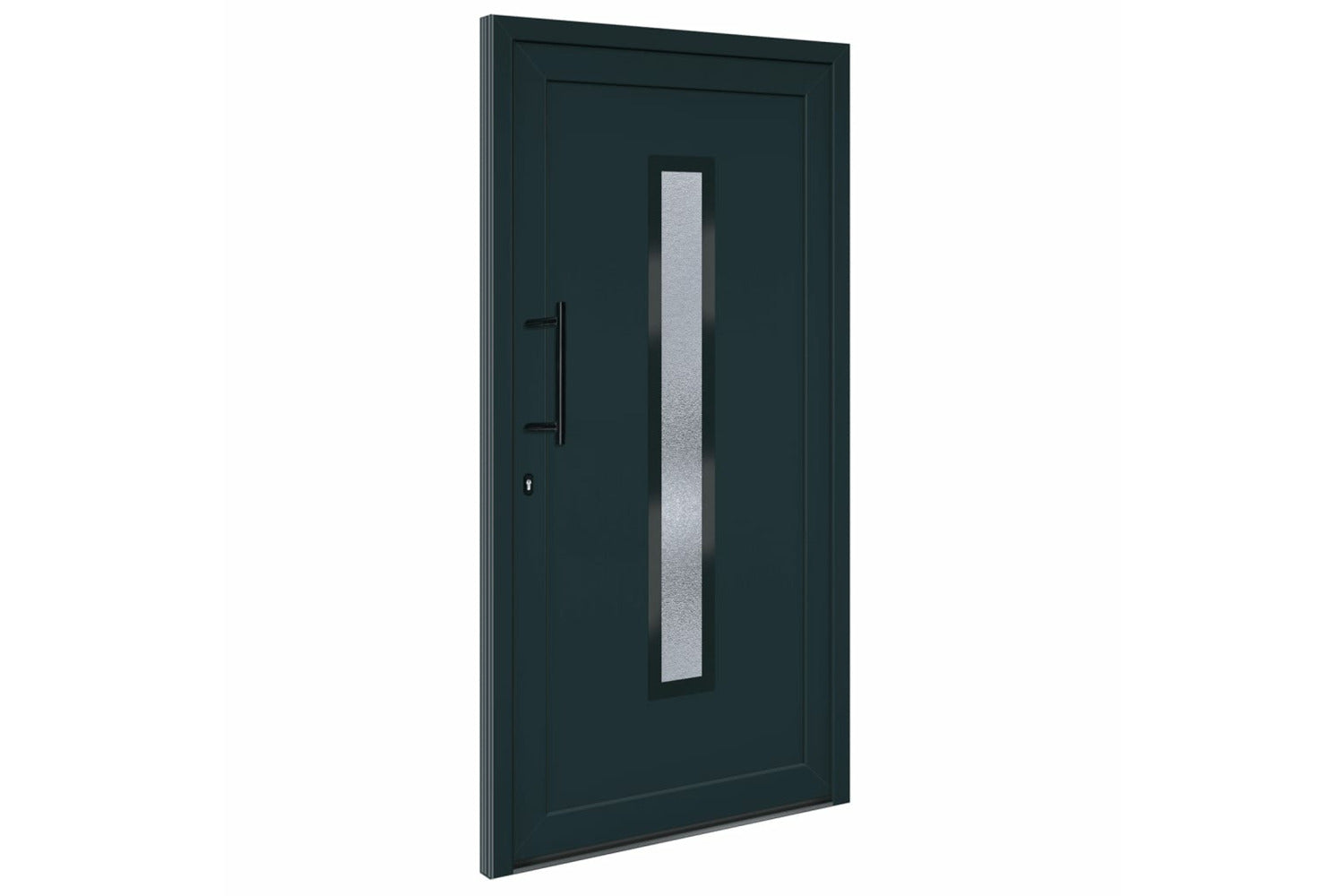 vidaXL 3157087 Front Door Anthracite 108x200cm Pvc-2