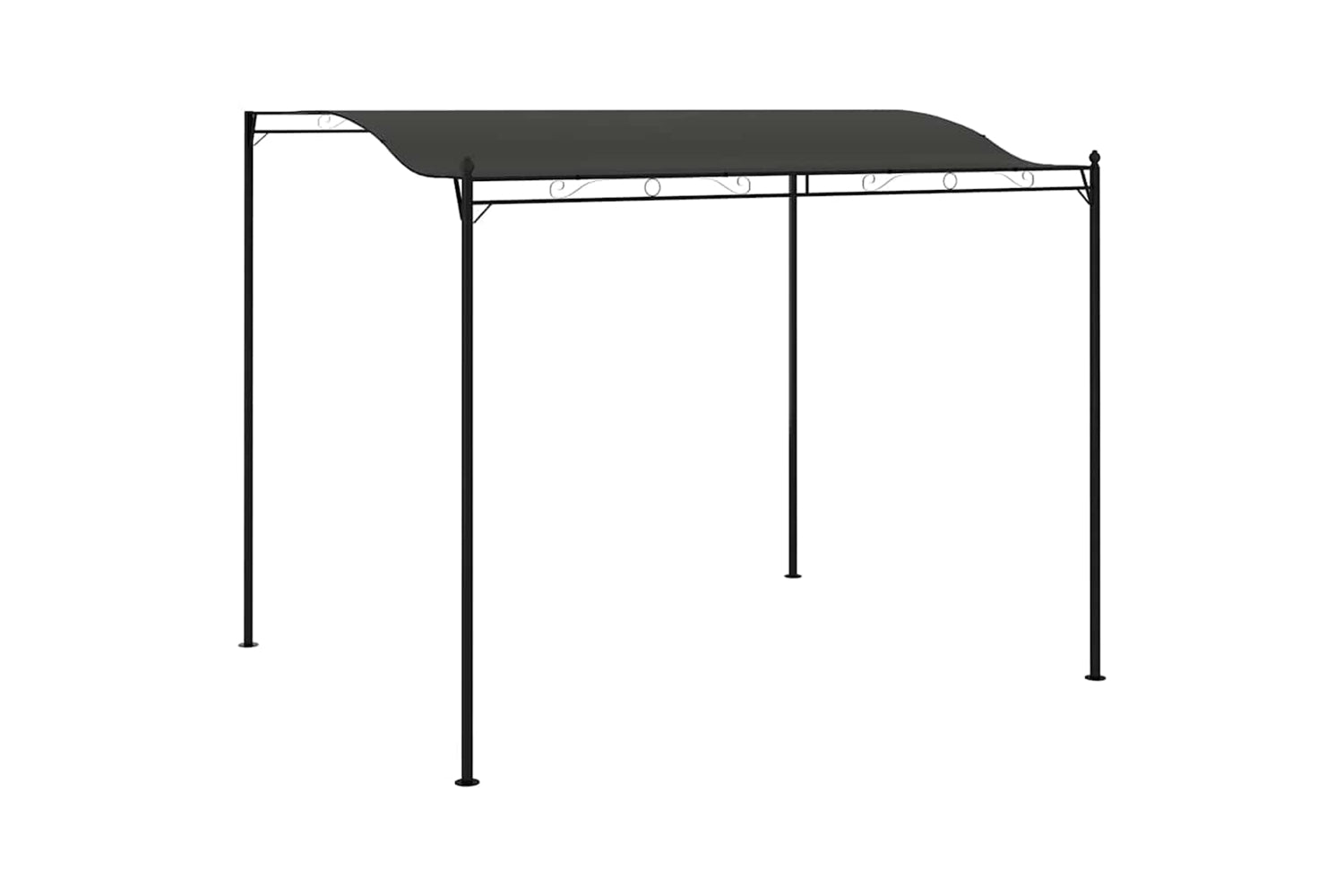 Vidaxl Sunshade Awning 3x2.4 M Anthracite