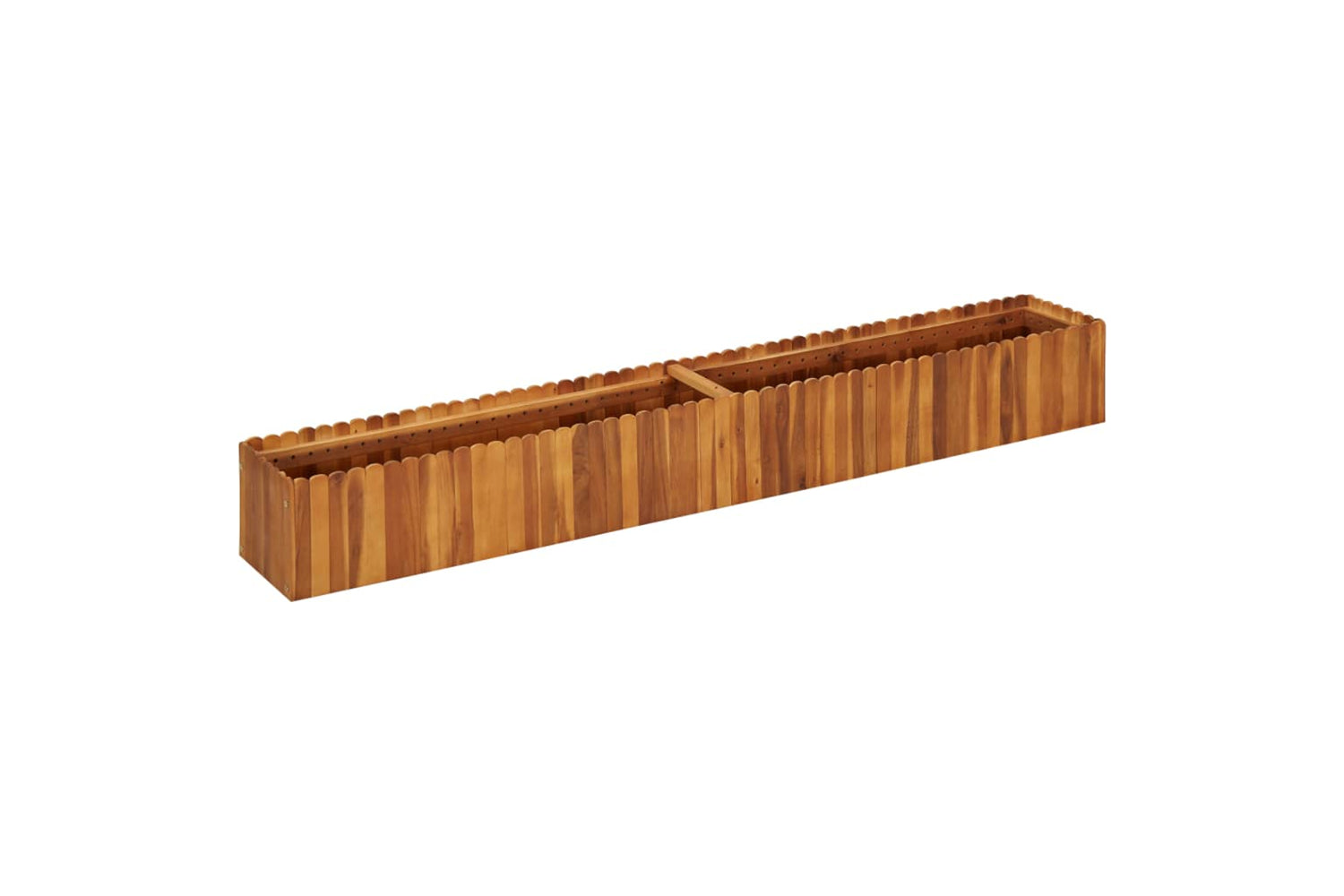 vidaXL 45920 Garden Raised Bed 200x30x25cm Solid Acacia Wood