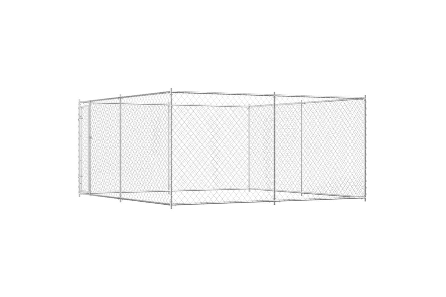 Vidaxl Outdoor Dog Kennel 383x383x185 Cm
