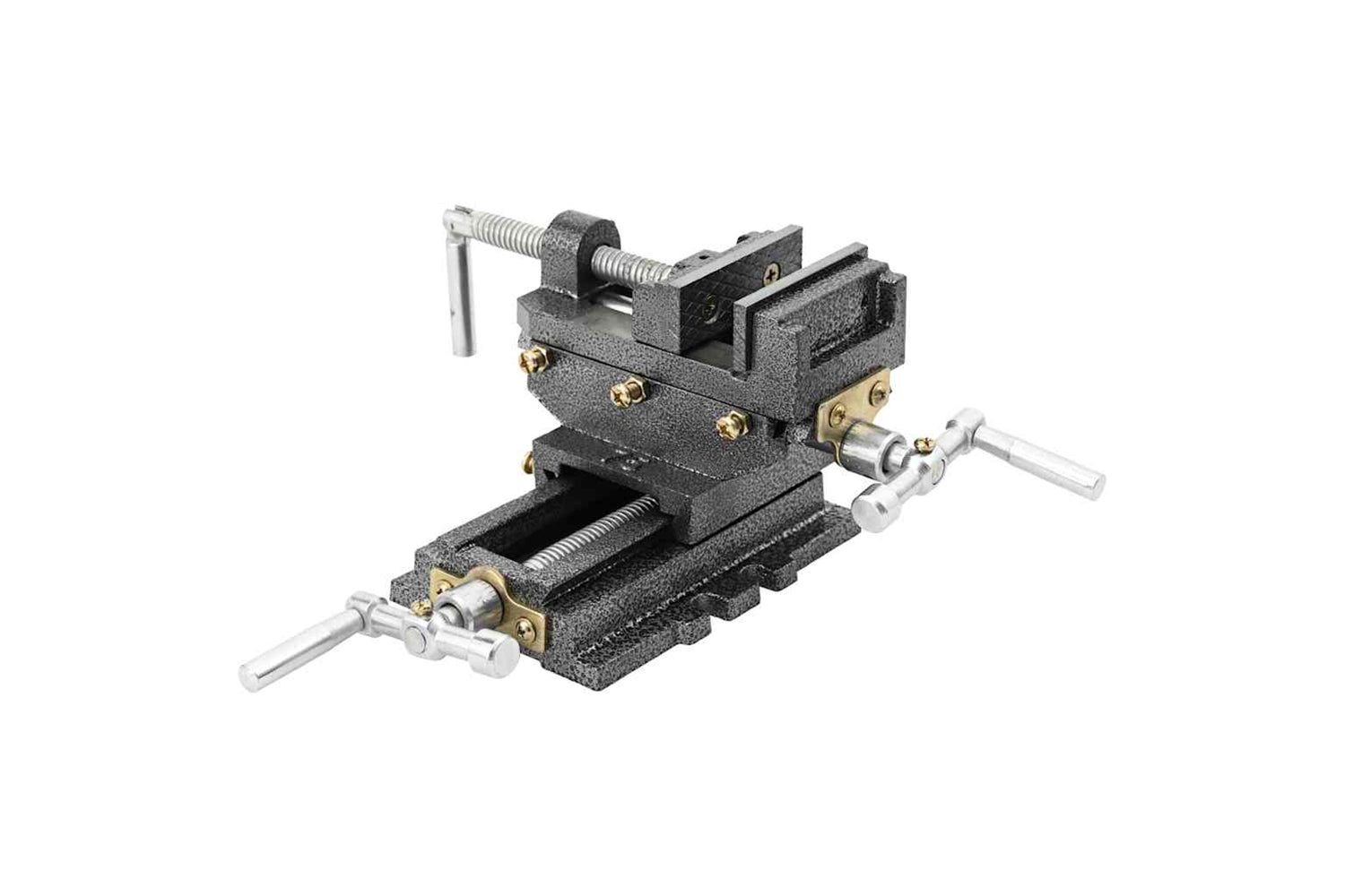 vidaXL 145383 Manually Operated Cross Slide Drill Press Vice 70mm