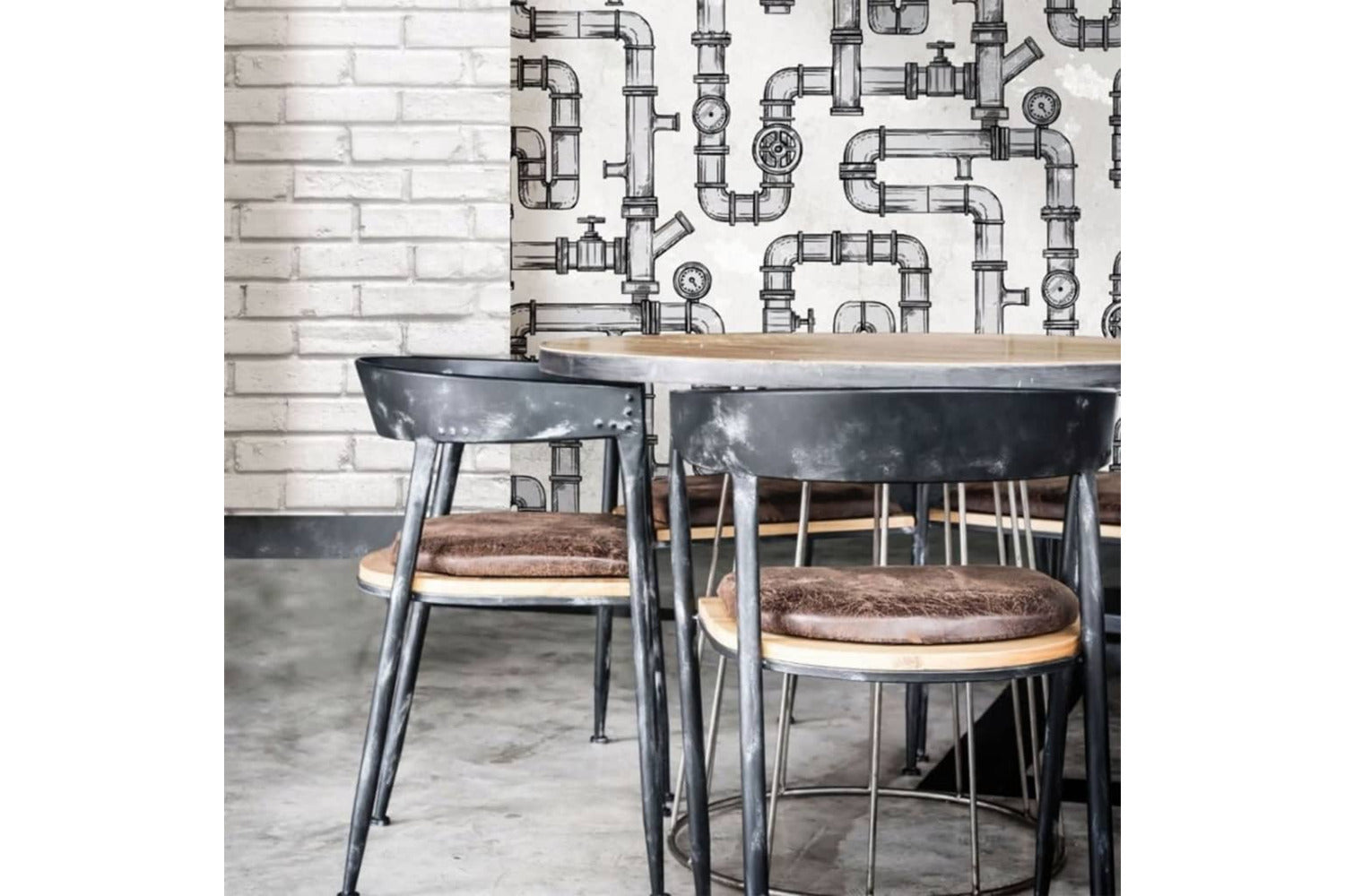 Noordwand 425320 Urban Friends & Coffee Wallpaper Bricks Grey And White-3