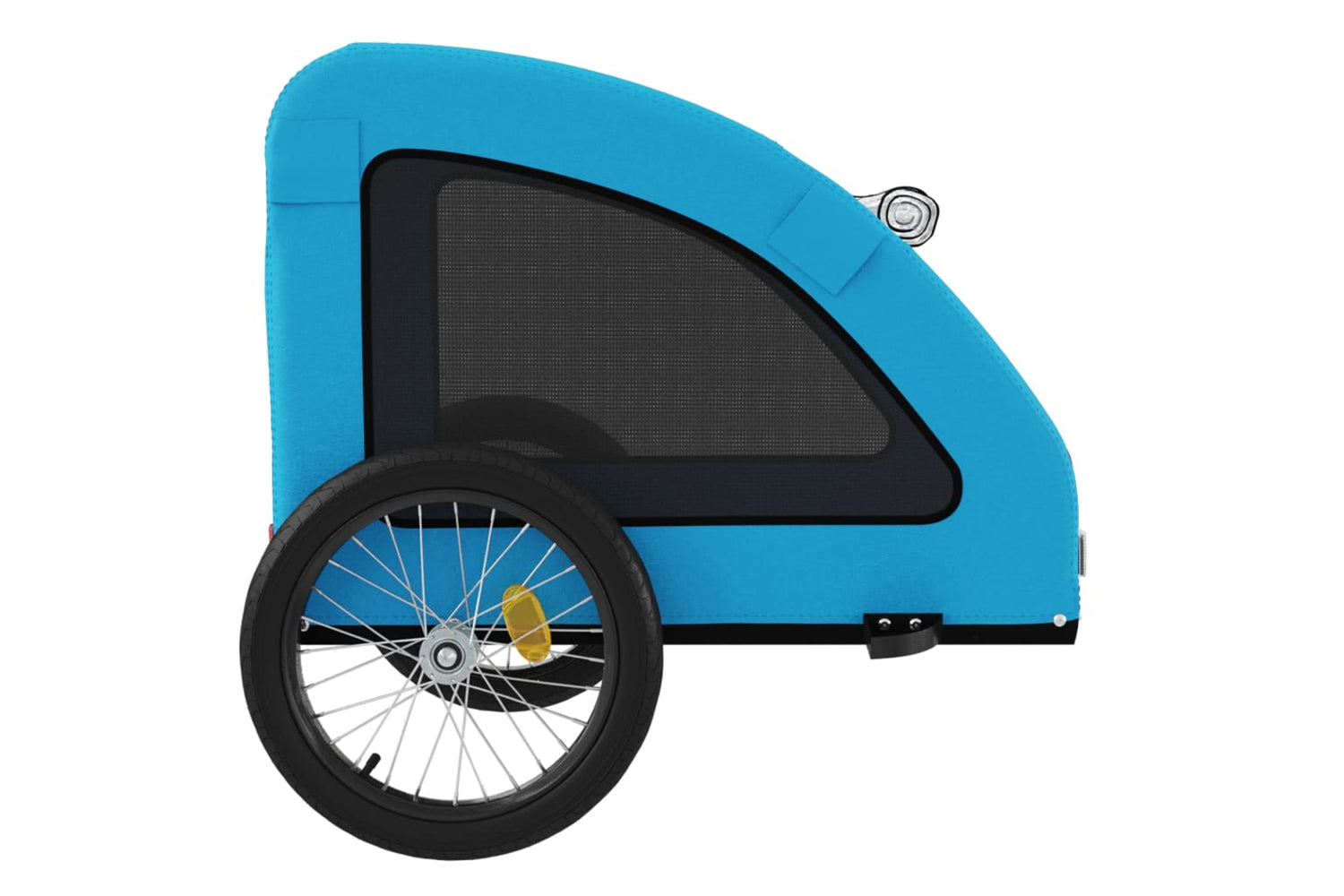 Vidaxl 93960 Pet Bike Trailer Blue Oxford Fabric And Iron-6