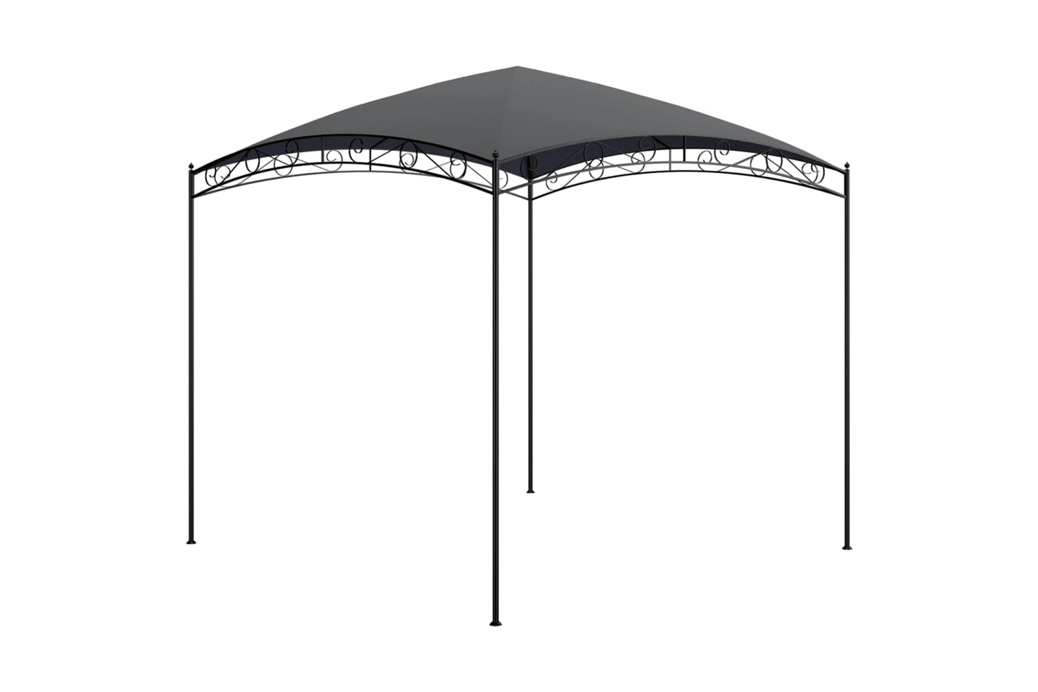 Vidaxl 313908 Gazebo 3x3x2.65 M Anthracite 180 G/mâ²