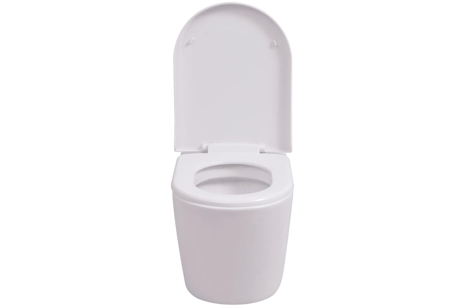 Vidaxl Wall Hung Toilet With Concealed Cistern Ceramic White-5