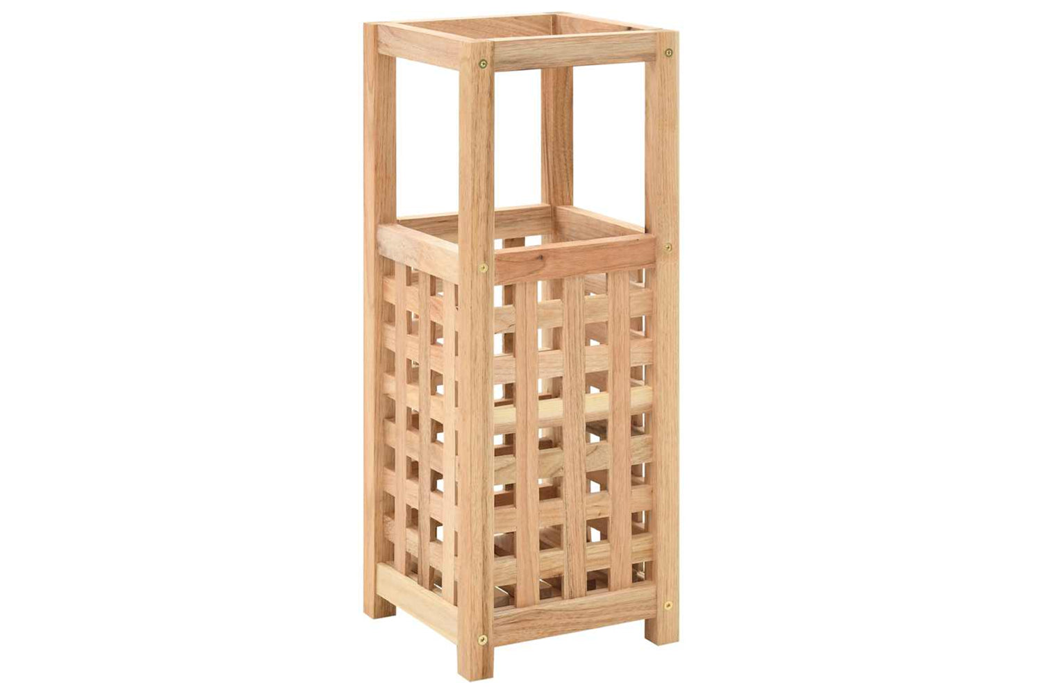 vidaXL 247104 Umbrella Stand Solid Walnut Wood 18x18x50cm