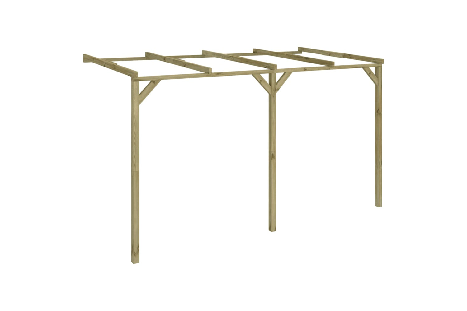 Vidaxl 41710 Lean-to Pergola 2x4x2.2 M Wood