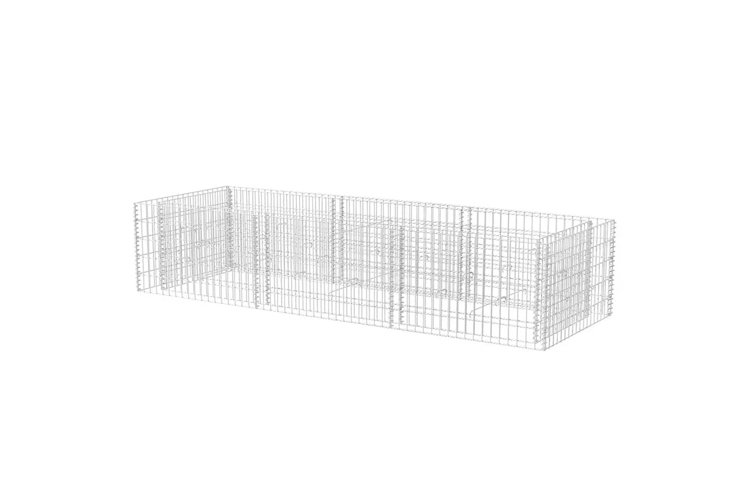 vidaXL 142556 Gabion Raised Bed Steel 270x90x50cm