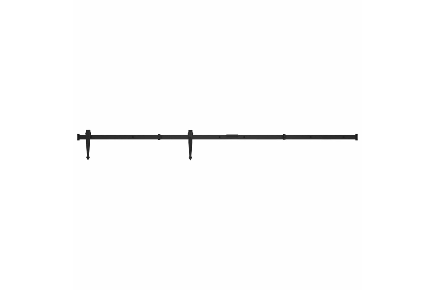 vidaXL 148023 Mini Sliding Cabinet Door Kit Carbon Steel 152cm-2