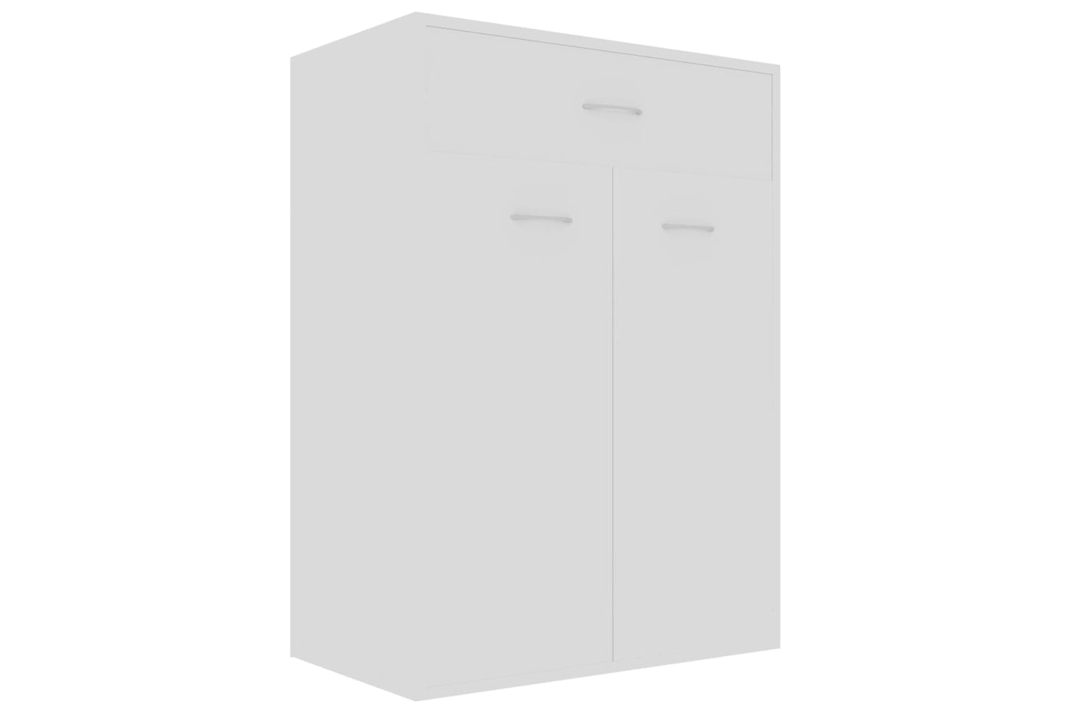 vidaXL 801071 Shoe Cabinet White 60x35x84cm Engineered Wood