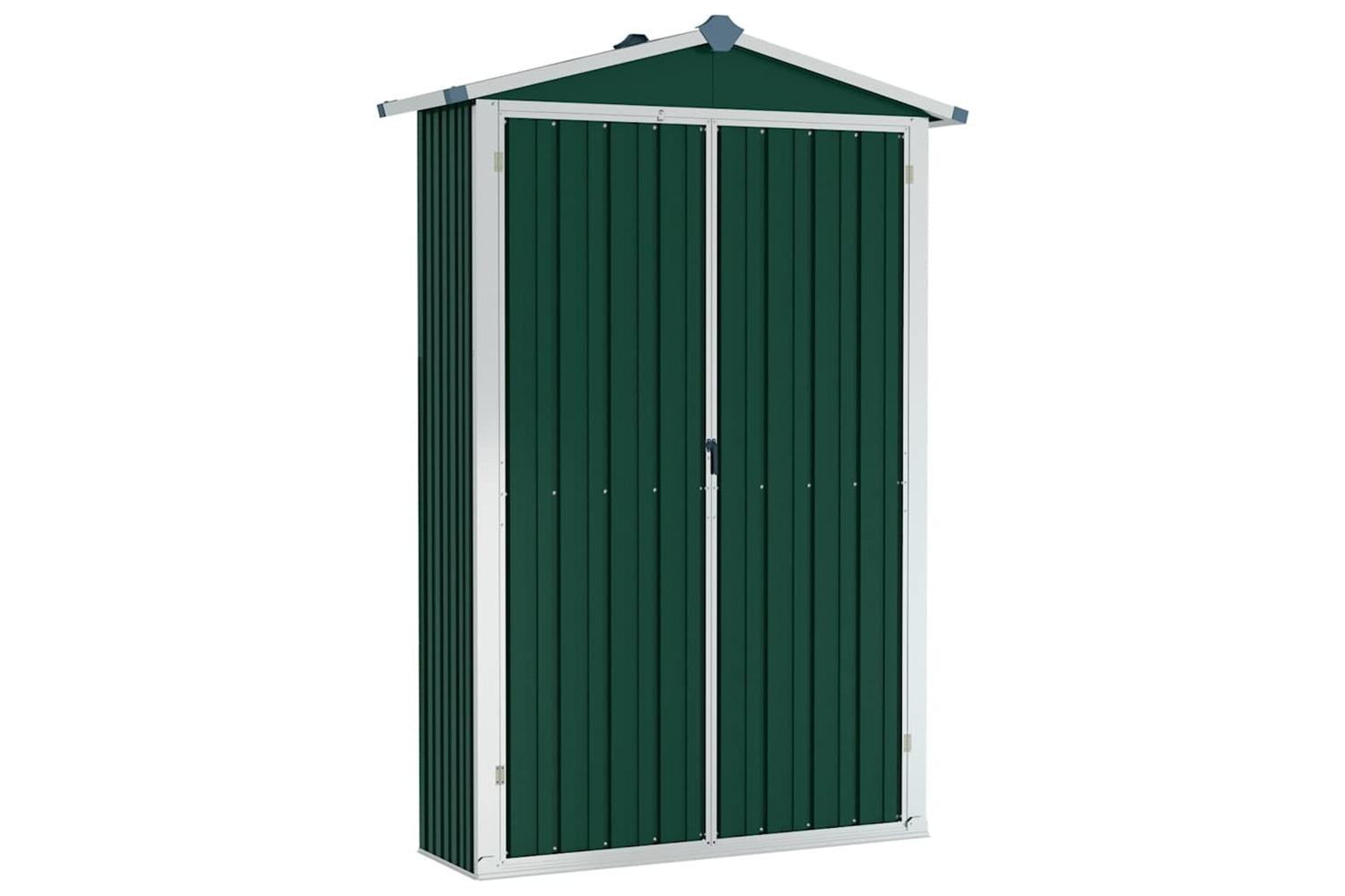 vidaXL 46301 Garden Shed Green 107.5x46x183cm Galvanised Steel