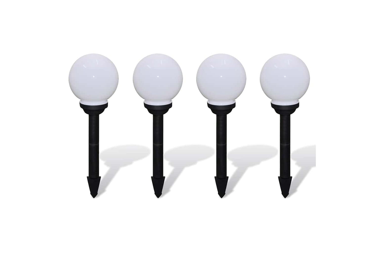 vidaXL 40863 Outdoor Pathway Lamps 4 Pcs Led 15cm With Ground Spike