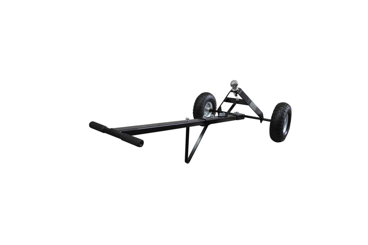 Vidaxl 140206 275kg Utility Trailer Rv Camper Boat Hand Dolly W/ Two Pneumatic Tires-2
