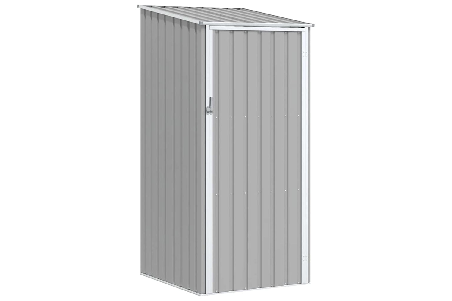 vidaXL 46290 Garden Shed Grey 87x98x159cm Galvanised Steel