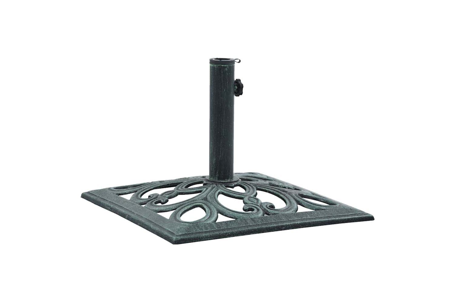 vidaXL 47866 Umbrella Base Green 12 Kg 49cm Cast Iron