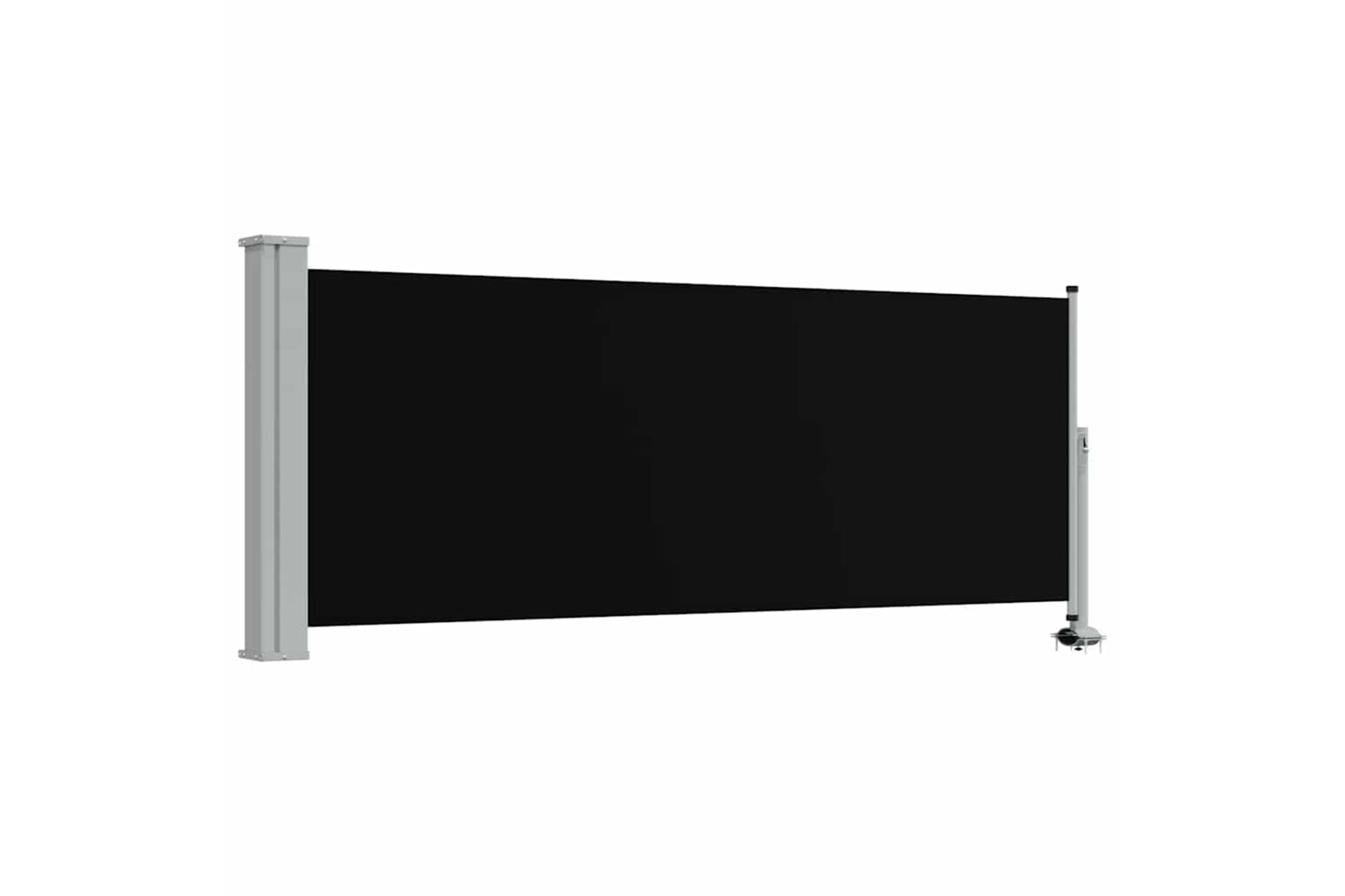 vidaXL 45184 Patio Retractable Side Awning 100 X 300cm Black