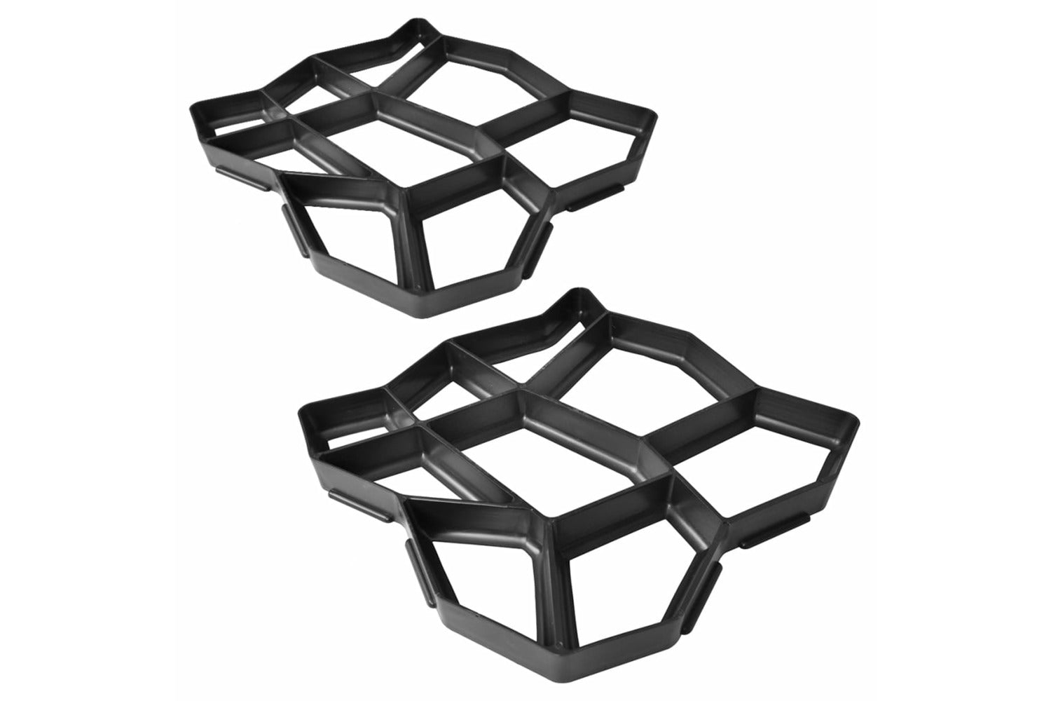 vidaXL 41370 Pavement Mold For The Garden 42 X 42 X 4cm Set Of 2-2