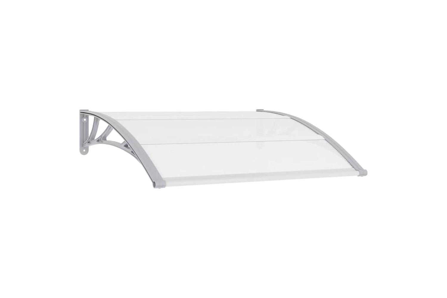 vidaXL 45628 Door Canopy Grey 120x100cm Pc