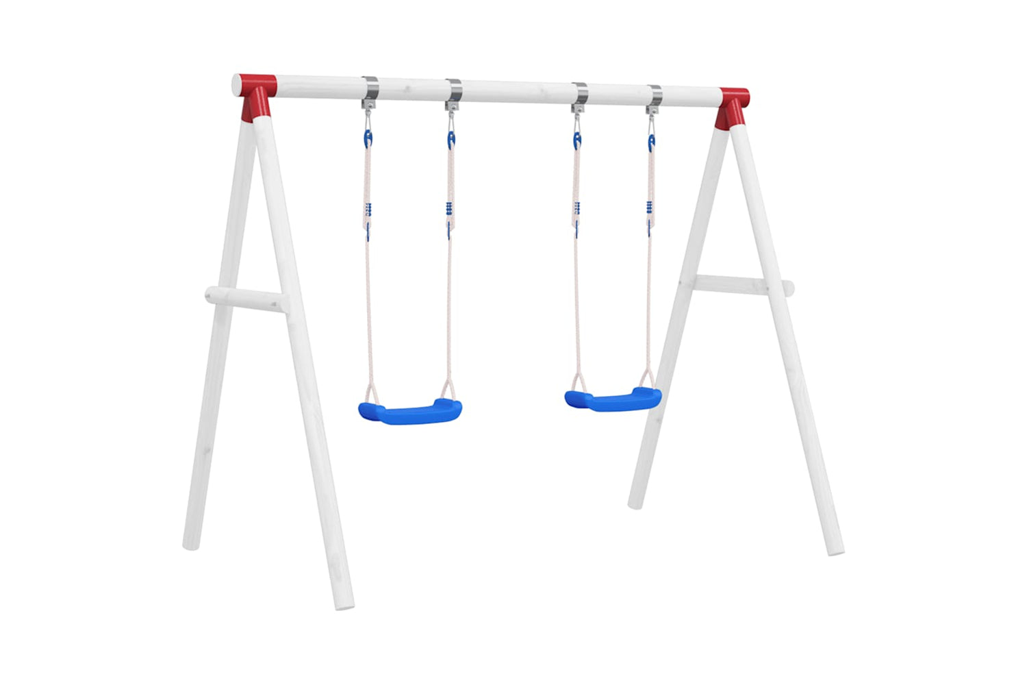 Vidaxl Swing Seats With Ropes 2 Pcs Blue 37x15 Cm Polyethene