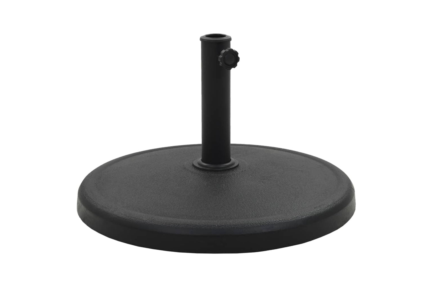 Vidaxl 45197 Parasol Base Round Polyresin 19 Kg Black