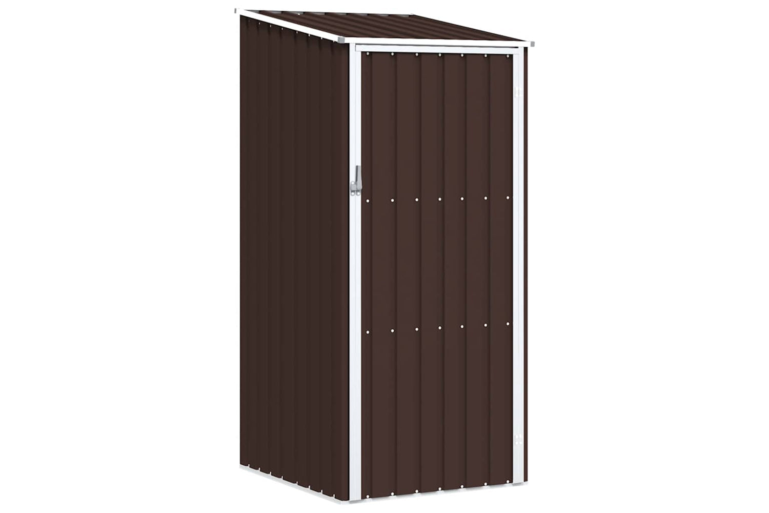 vidaXL 46292 Garden Shed Brown 87x98x159cm Galvanised Steel