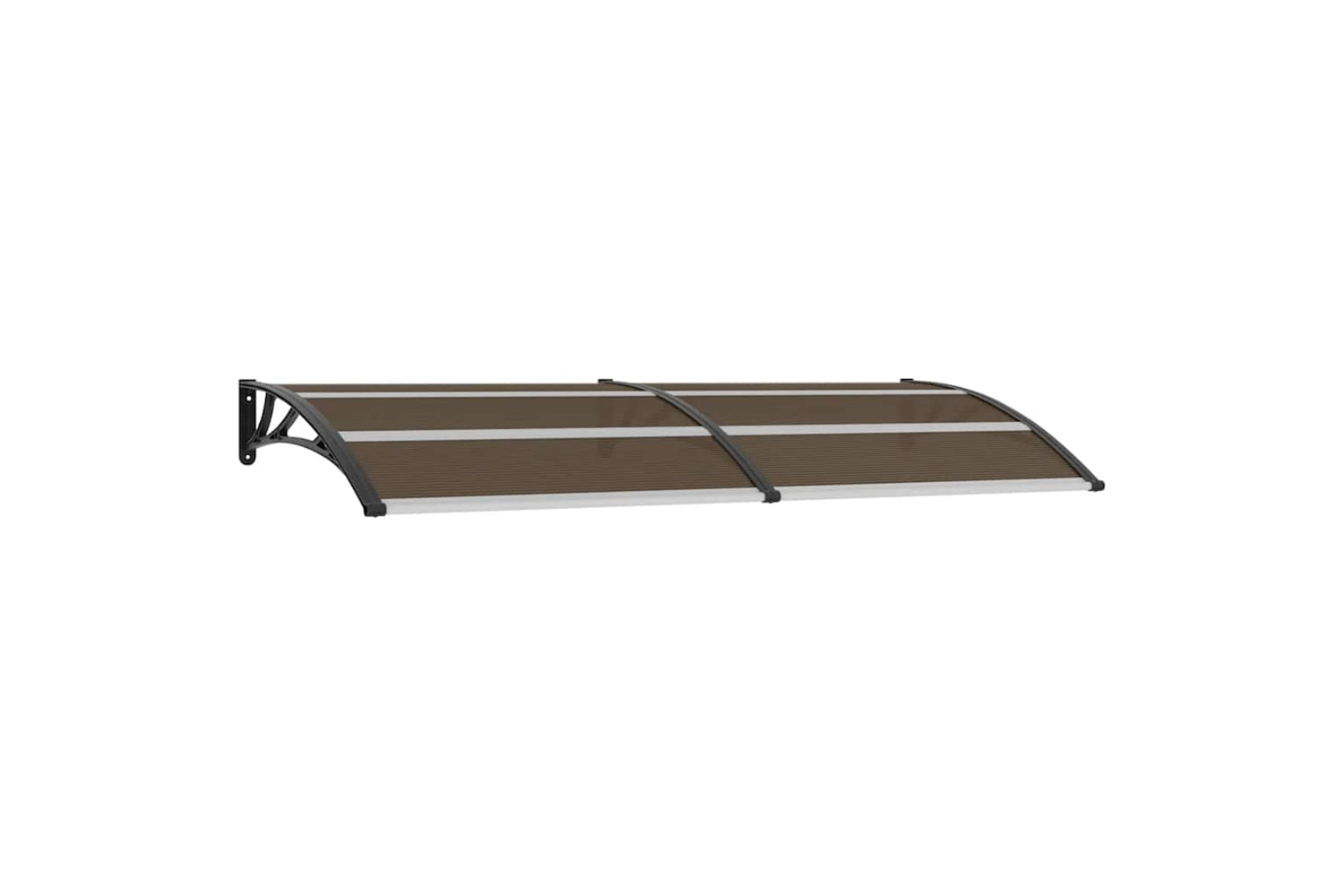 vidaXL 45636 Door Canopy Black 240x100cm Pc