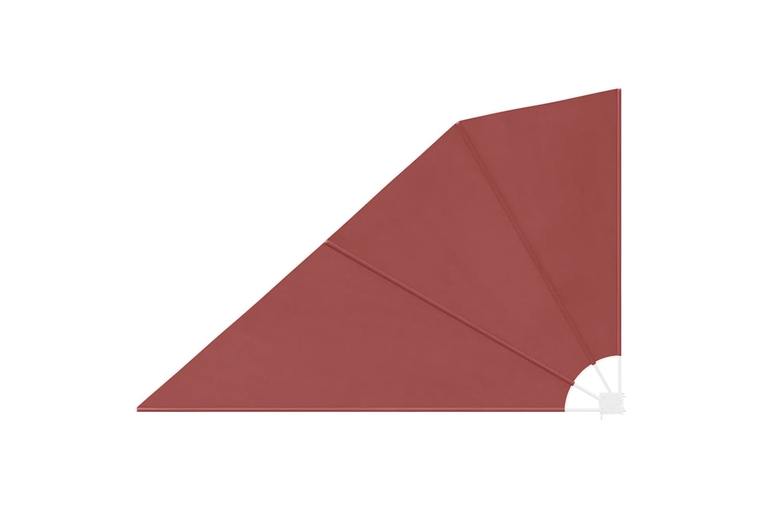 vidaXL 41580 Collapsible Balcony Side Awning Terracotta 160x240cm