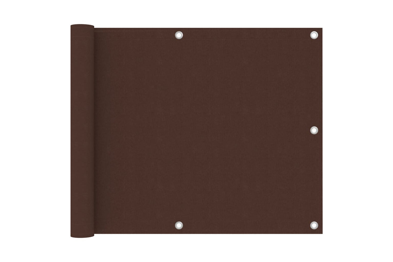 vidaXL 135070 Balcony Screen Brown 75x500cm Oxford Fabric