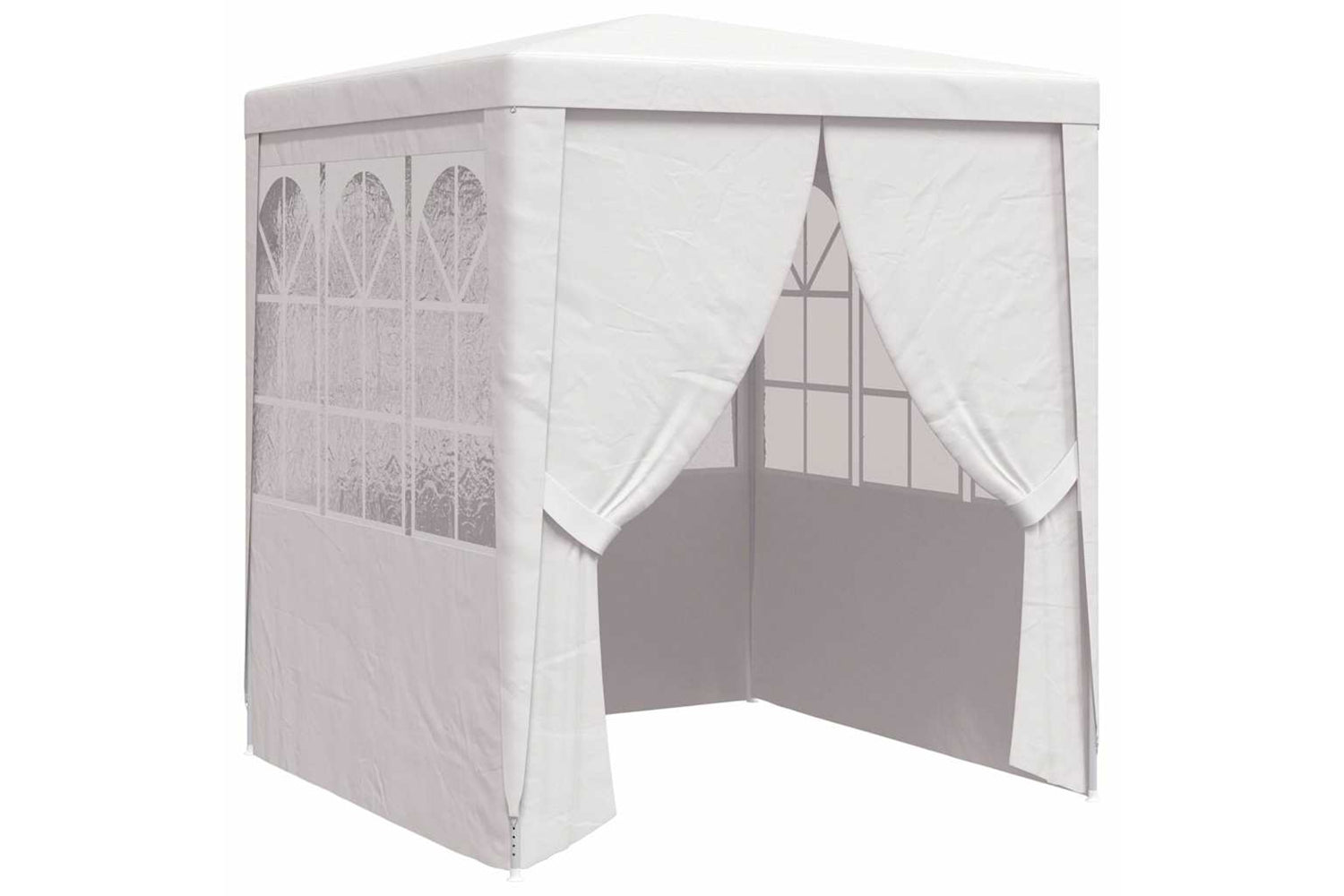 Vidaxl 48518 Professional Party Tent With Side Walls 2.5x2.5 M White 90 G/mâ²